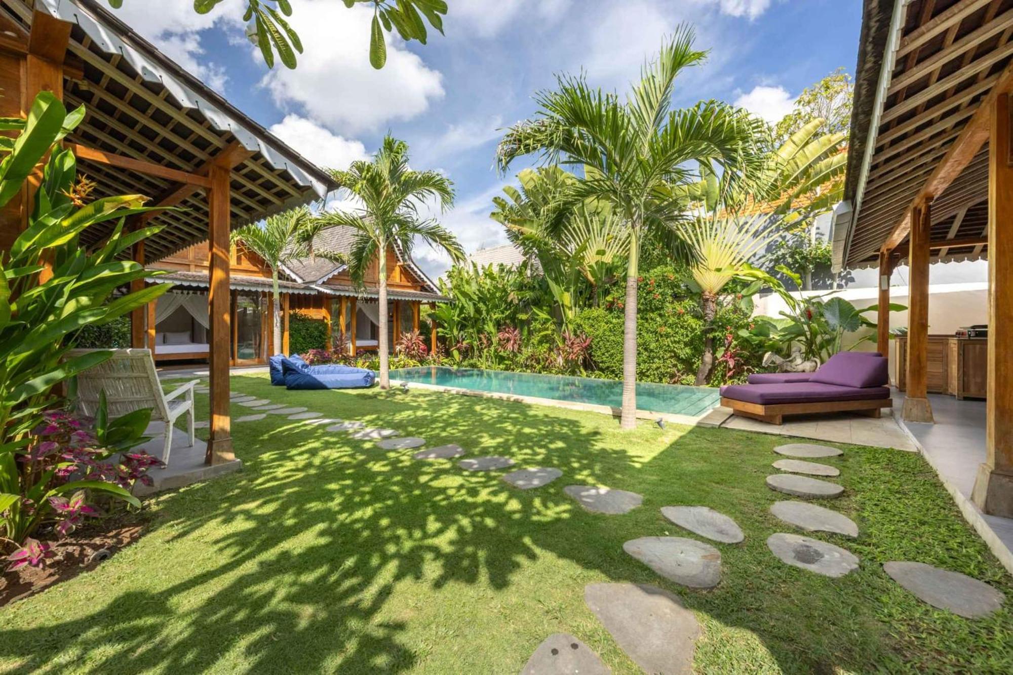 Villa Du Bah - Family Gateway 3Br Villa 12Min To Beach With Private Pool And Parking Kerobokan Exterior foto