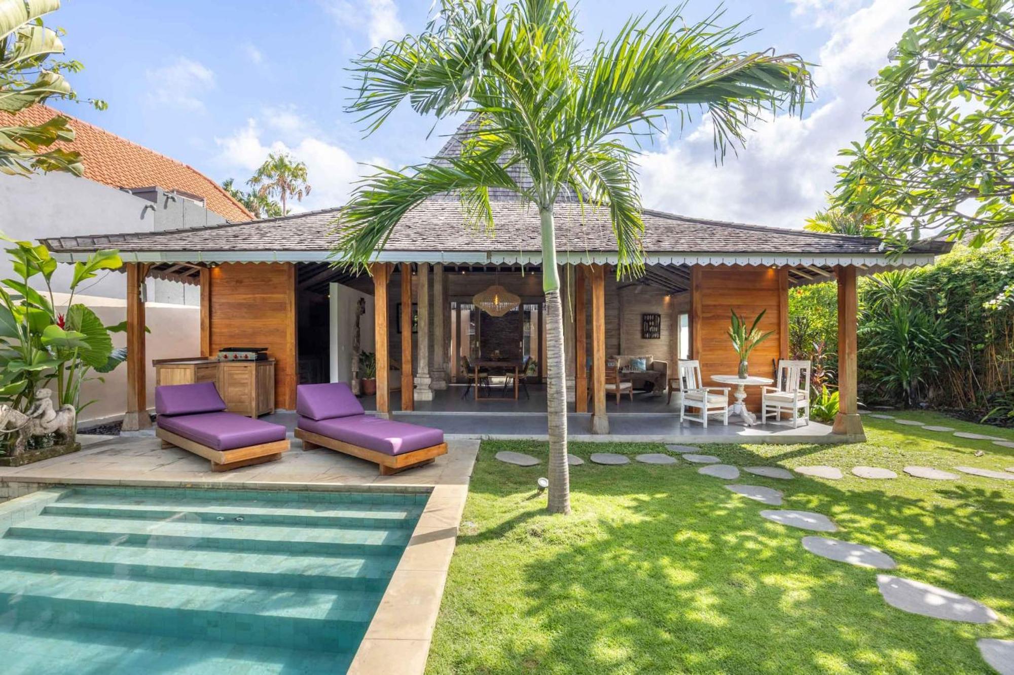 Villa Du Bah - Family Gateway 3Br Villa 12Min To Beach With Private Pool And Parking Kerobokan Exterior foto