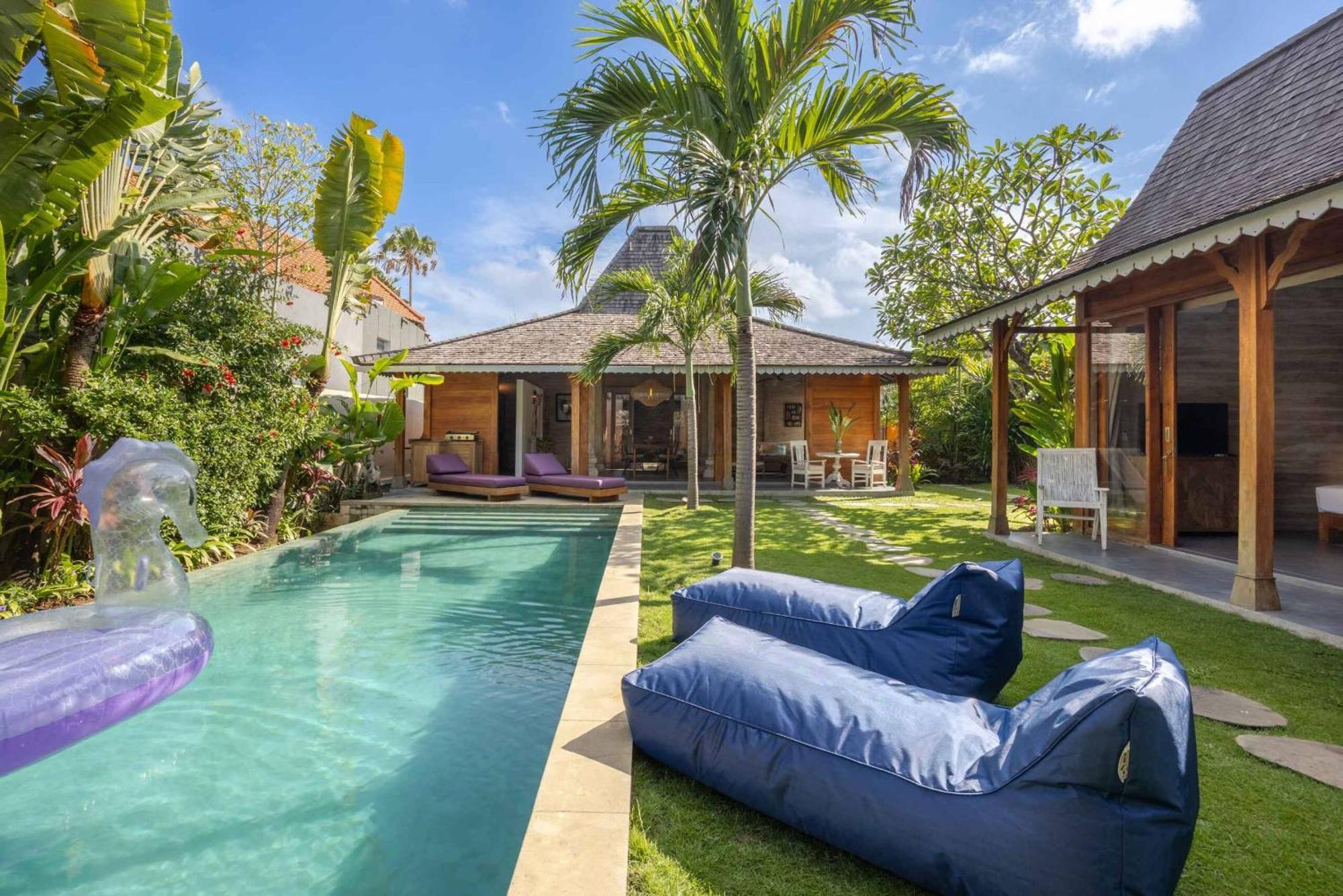 Villa Du Bah - Family Gateway 3Br Villa 12Min To Beach With Private Pool And Parking Kerobokan Exterior foto